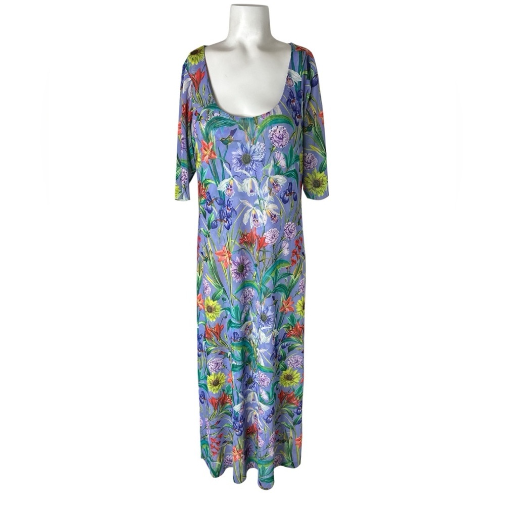 Johnny Was Daphne Mesh Midi Dress - Picture 2 of 6